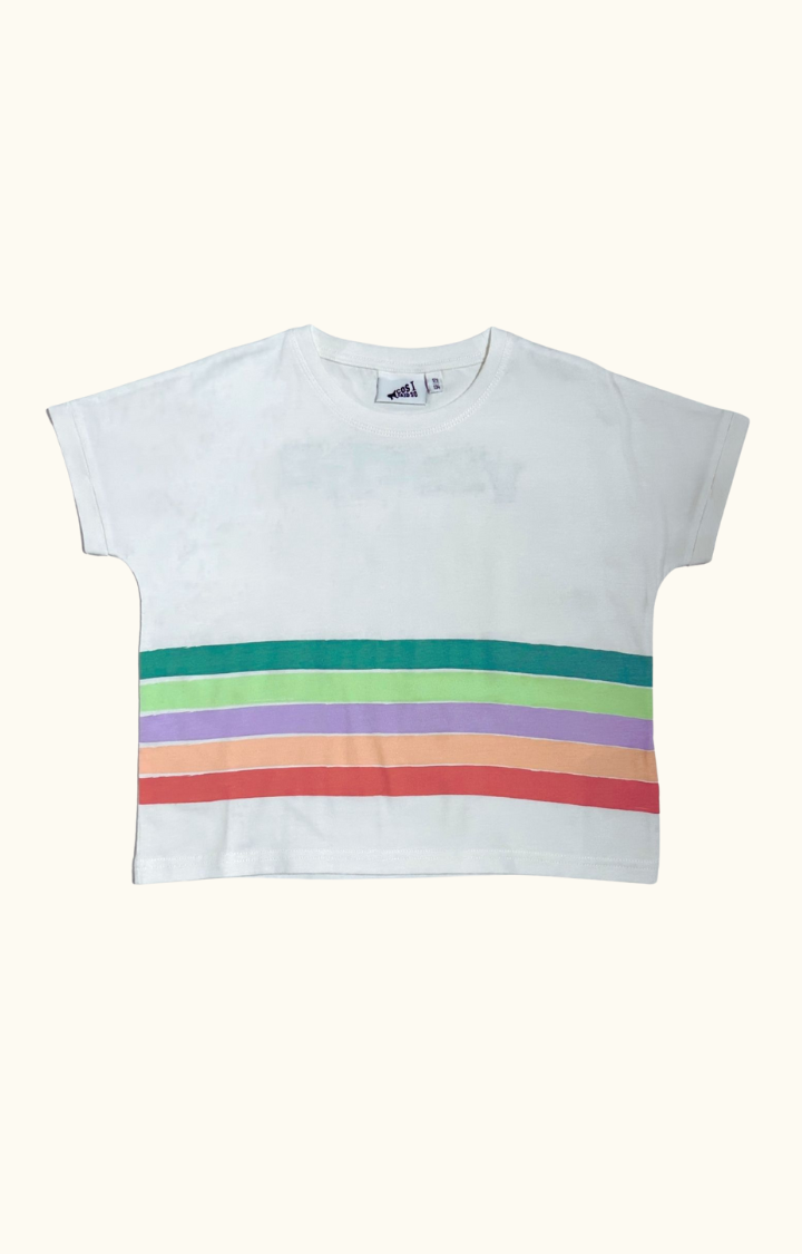 T-Shirt - Cropped Rainbow Vedette