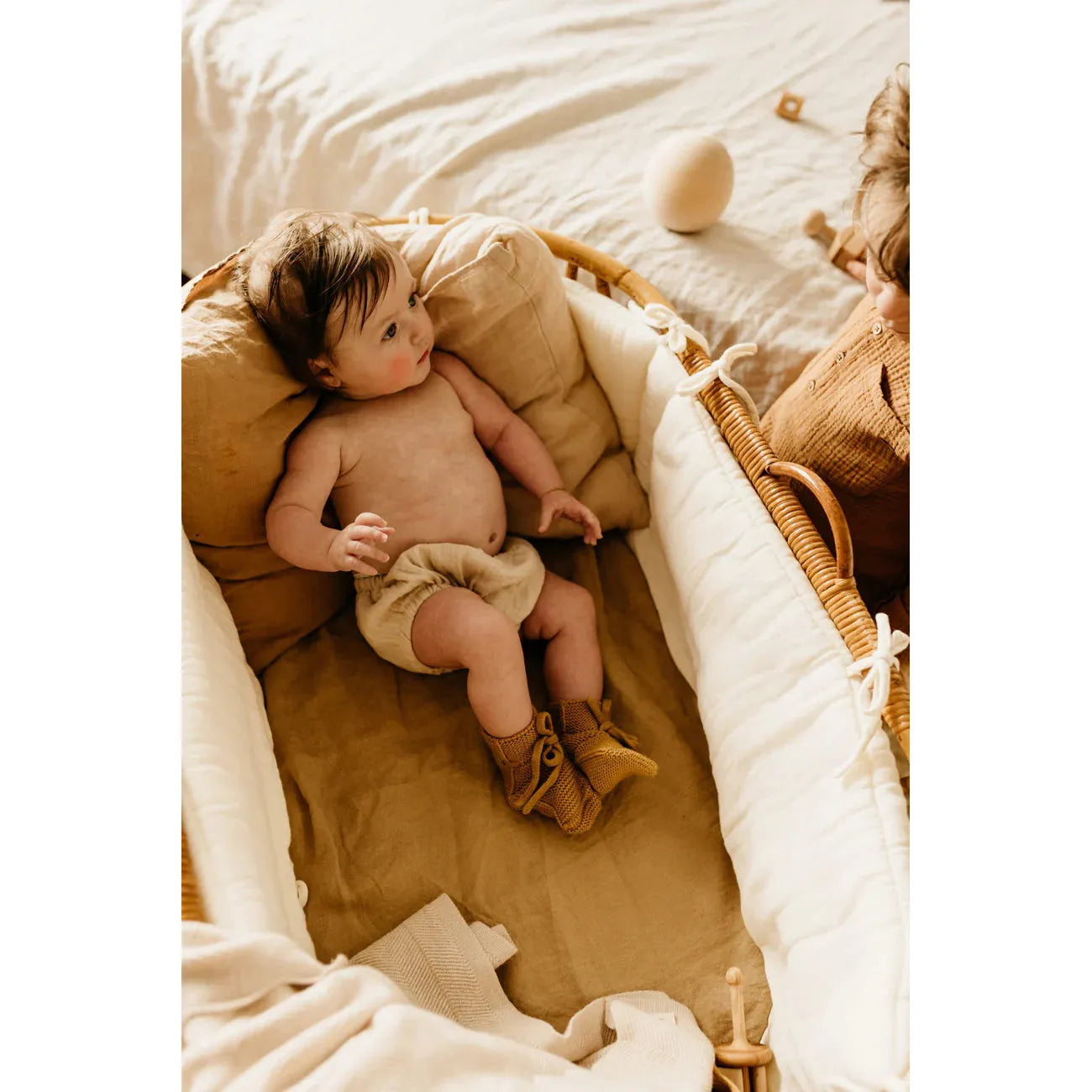 Sokken - Booties Ochre