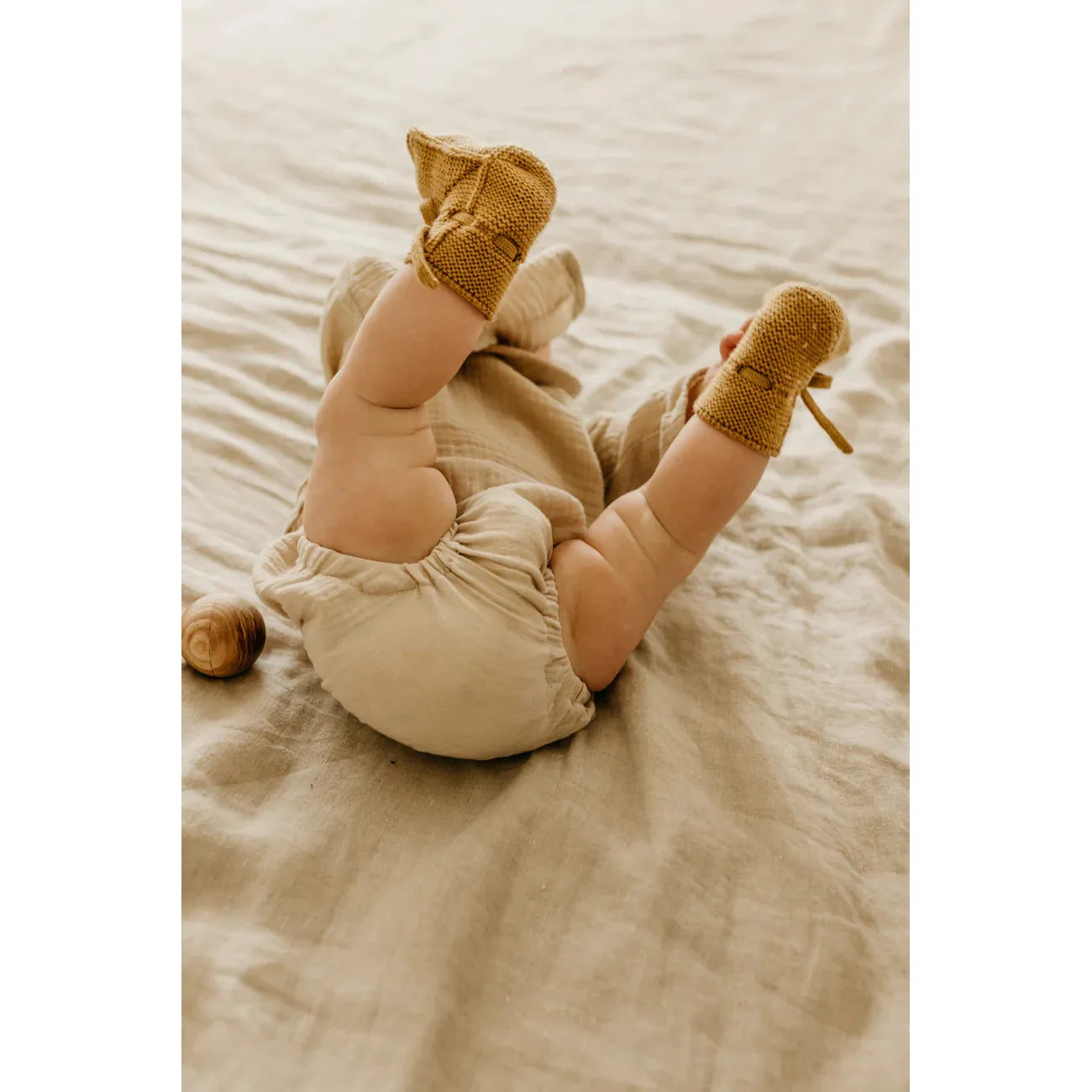 Sokken - Booties Ochre