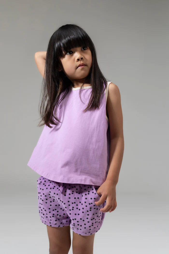 Short - Violet Dots